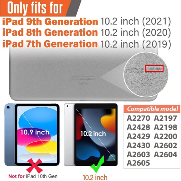 NWOT SUPLIK iPad 10.2 Case for Kids w/ Shoulder Strap & Stand - Green - Picture 2 of 11